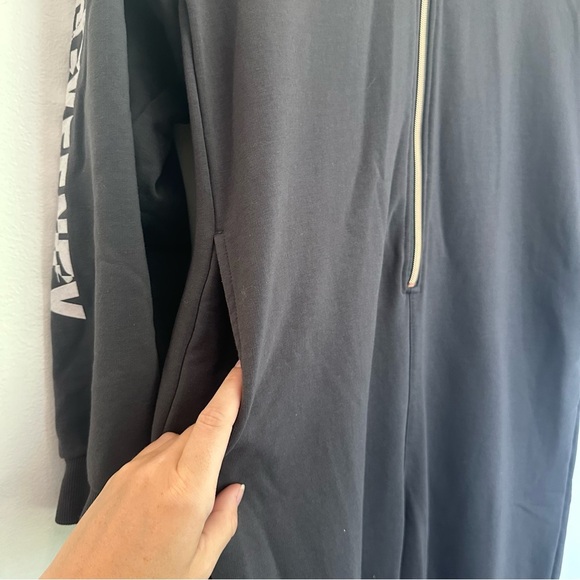 Savage X Fenty Forever Showgirl Hooded Onesie Darknight Grey Size Small Jumpsuit - Picture 6 of 15